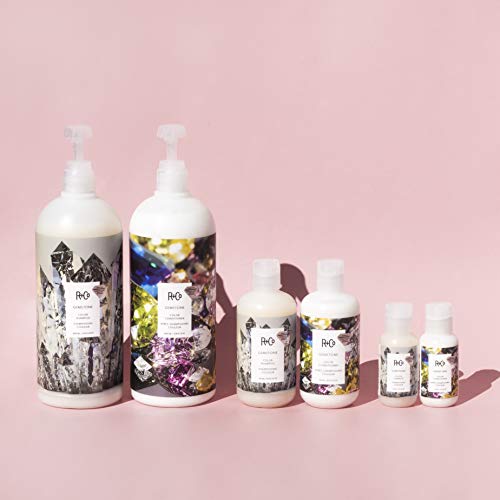 Gemstone Shampoo lather shows rich foam for color-treated hair cleansing.