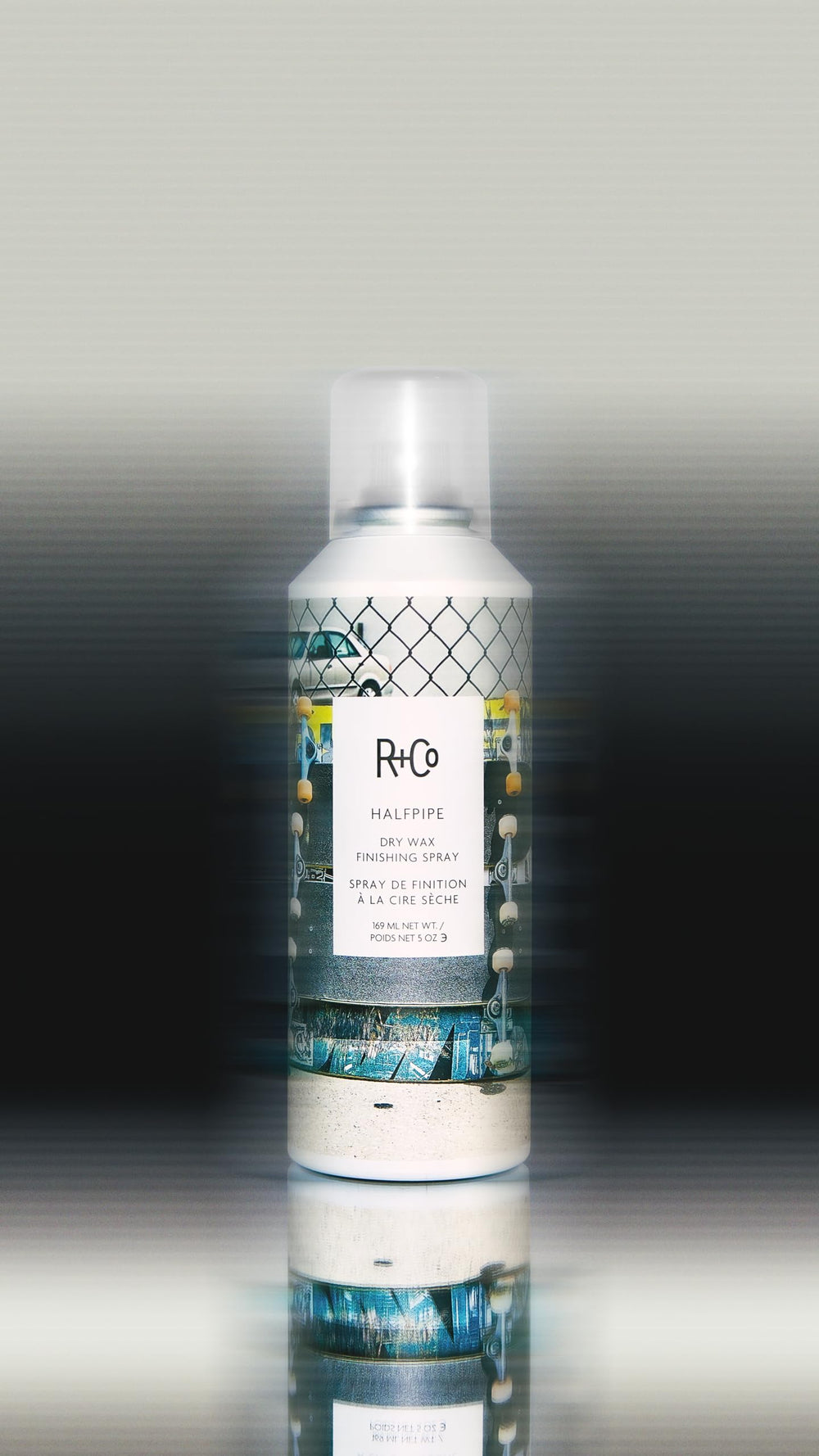 R+Co Halfpipe volume shot showcases lift with a soft, touchable finish