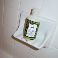 R+Co Labyrinth textured hair hands highlight pliable volume and touchable finish.