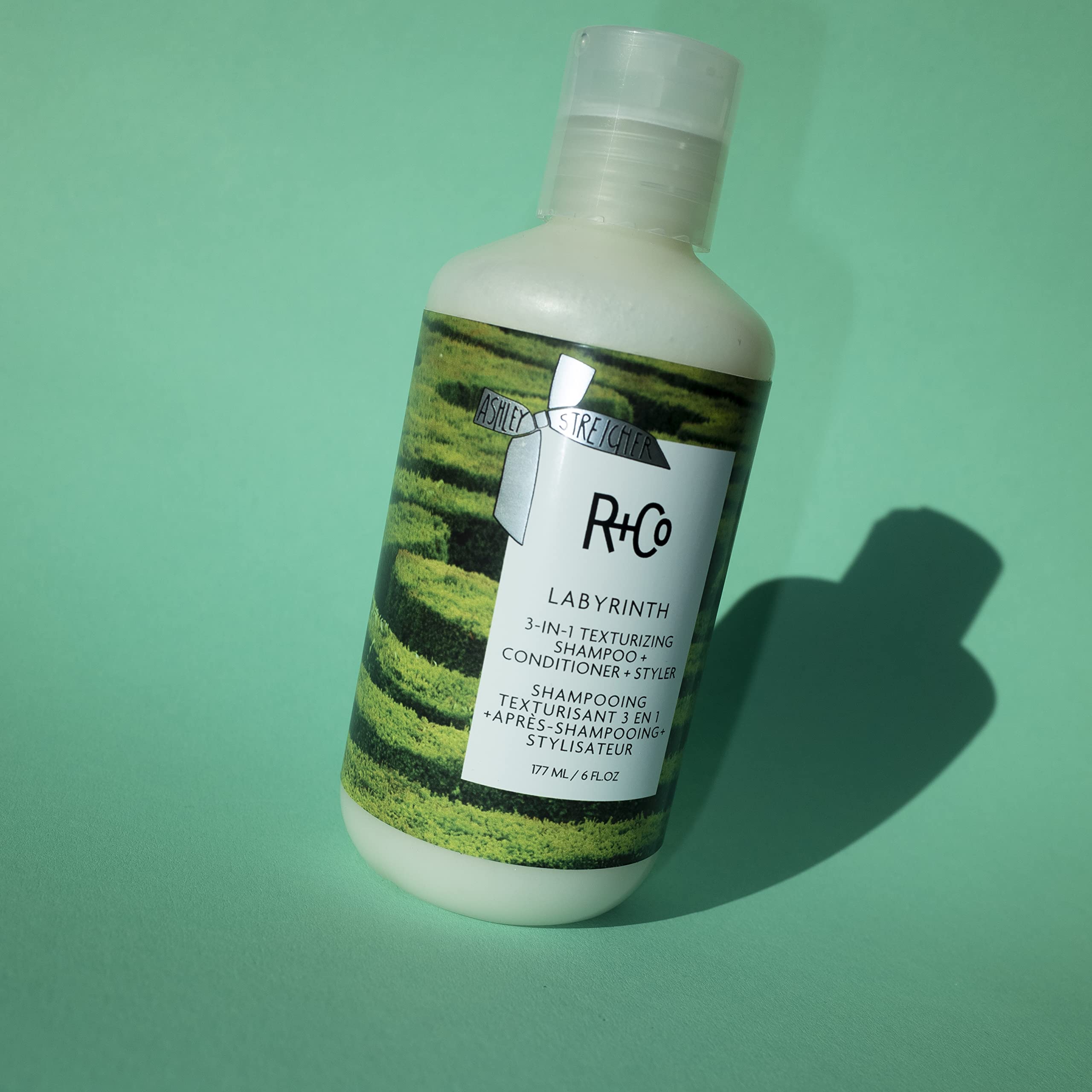 R+Co Labyrinth volume lift before and after showcases lifted, piecey styling.