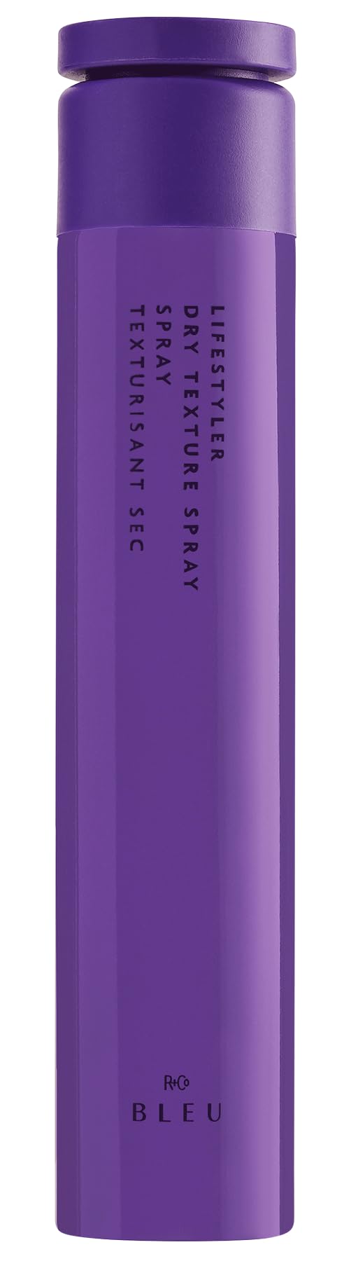 R+Co LifeStyler bottle front showing sleek packaging for easy texture boost.