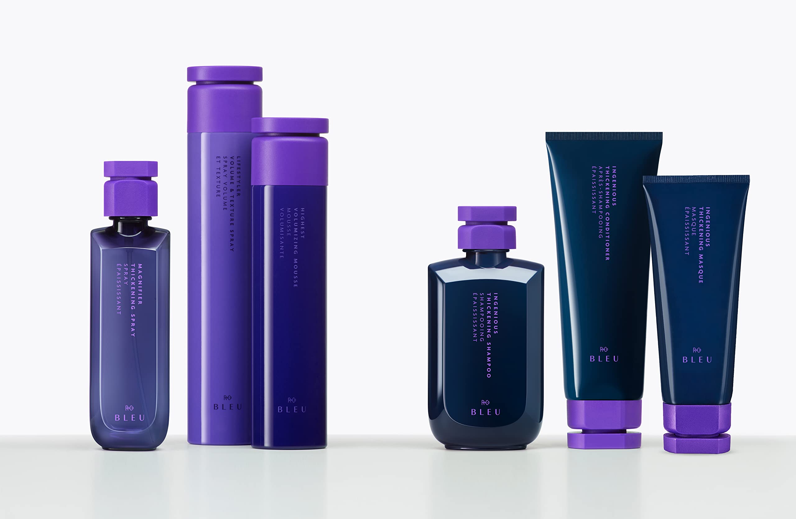 R+Co LifeStyler shine-glow after use adds pliable volume.