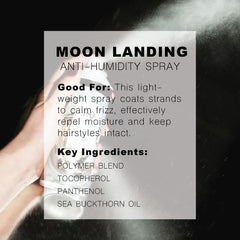R+Co Moon Landing spray aerosol mist ready to tame frizz and flyaways.