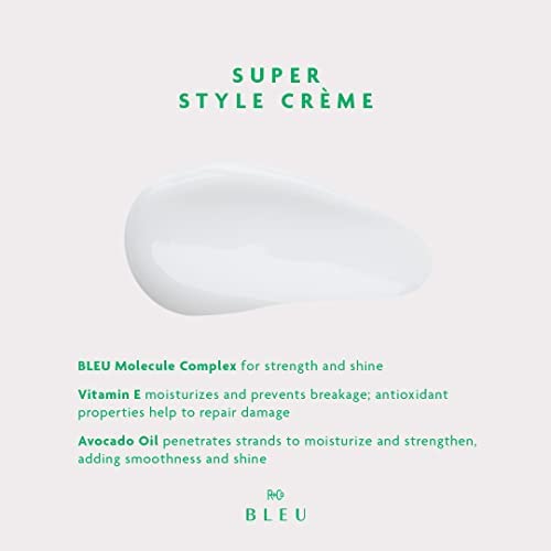 R+Co Super Style Creme smoothing during styling for sleek finish
