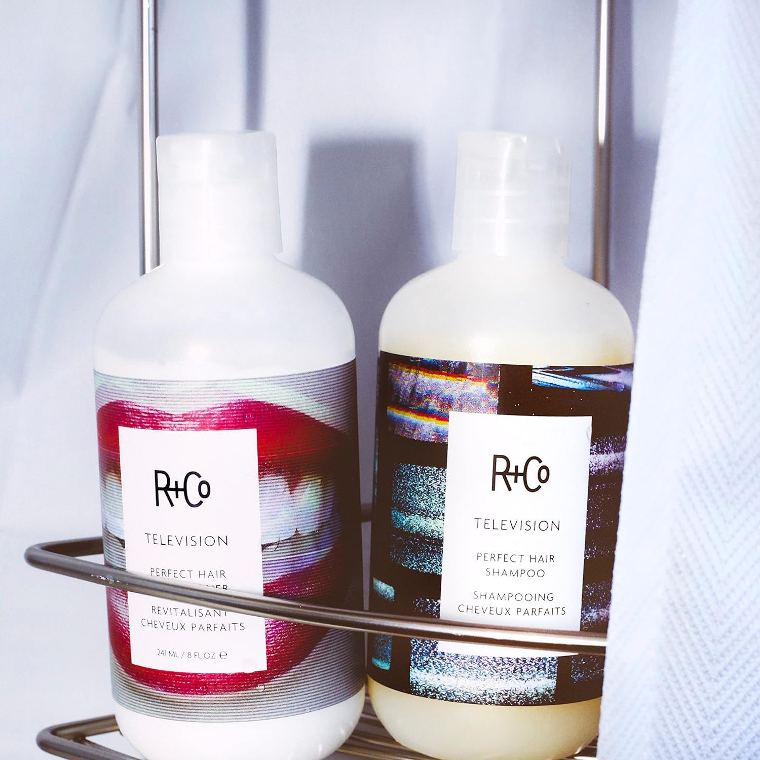 R+Co Television Perfect Hair finished look with radiant shine