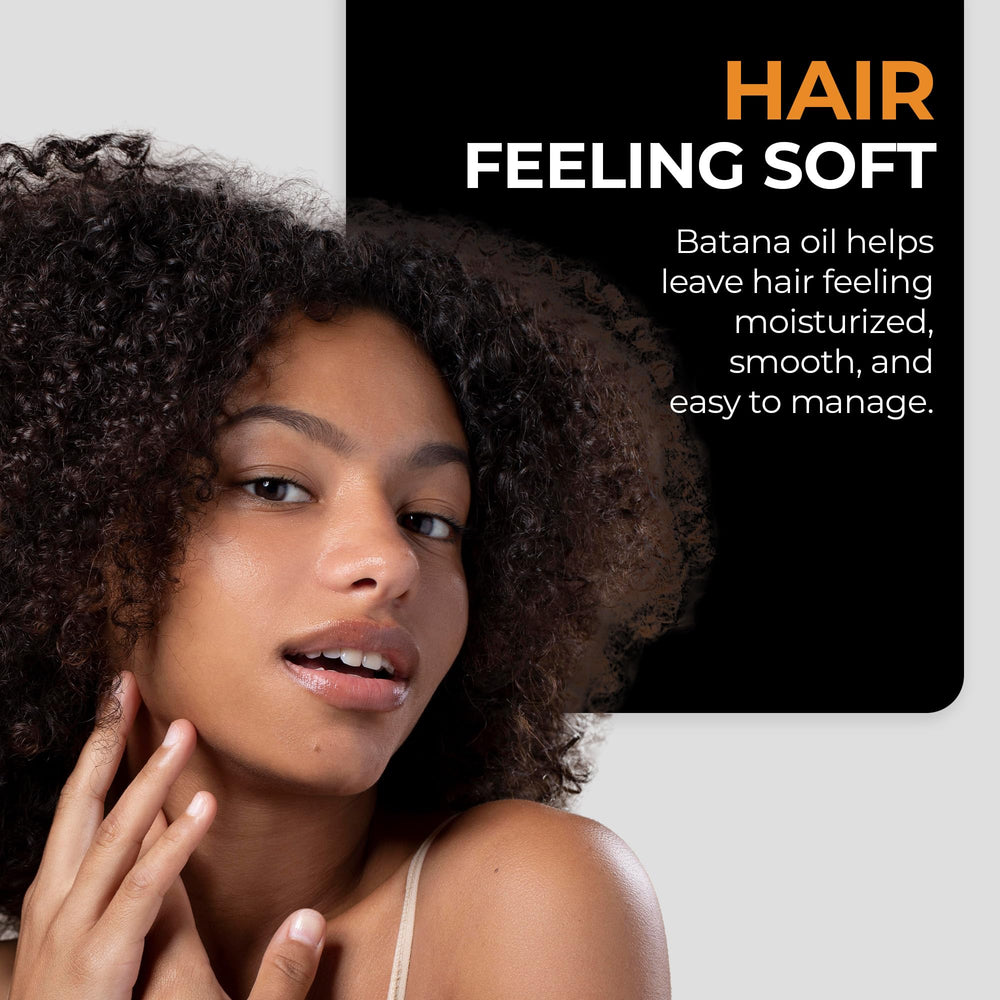 RA COSMETICS Batana Oil Leave-In Conditioner bottle with pump highlights lightweight formula.