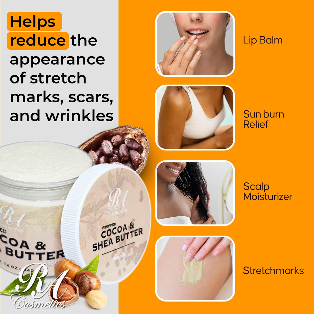 Unscented RA COSMETICS butter on dry skin for soothing relief