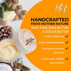 Ghana handcrafted RA COSMETICS label highlighting authentic quality