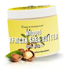 RA COSMETICS Pure Shea Butter 12oz jar for intense hydration and radiant skin.