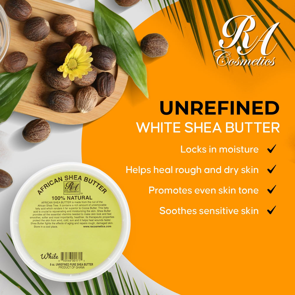 RA COSMETICS raw unrefined shea butter natural appearance