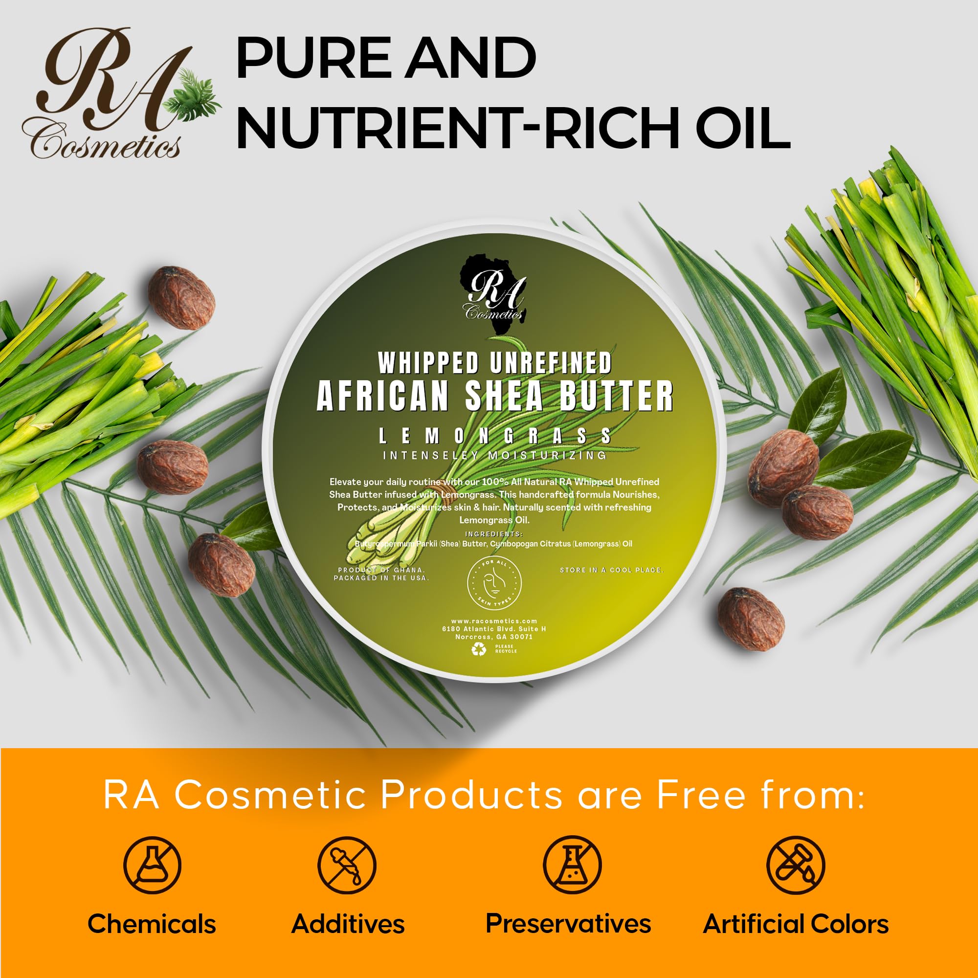 RA COSMETICS foot care butter seals moisture for softer, refreshed feet