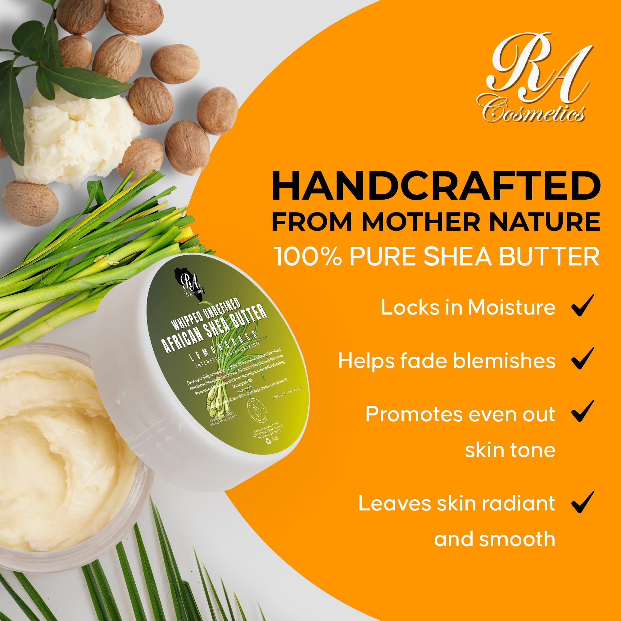 RA COSMETICS from Ghana highlights unrefined shea for natural skin nourishment