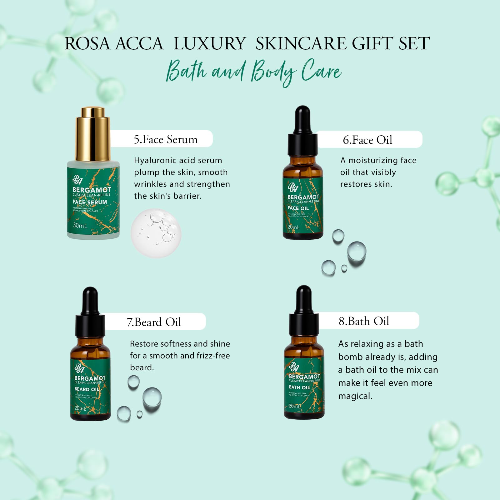 RA ROSA ACCA Face Cream 50ml—daily moisturizer to seal in moisture