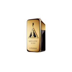 Rabanne 1 Million Elixir Parfum bottle pouring, long-lasting captivating aroma