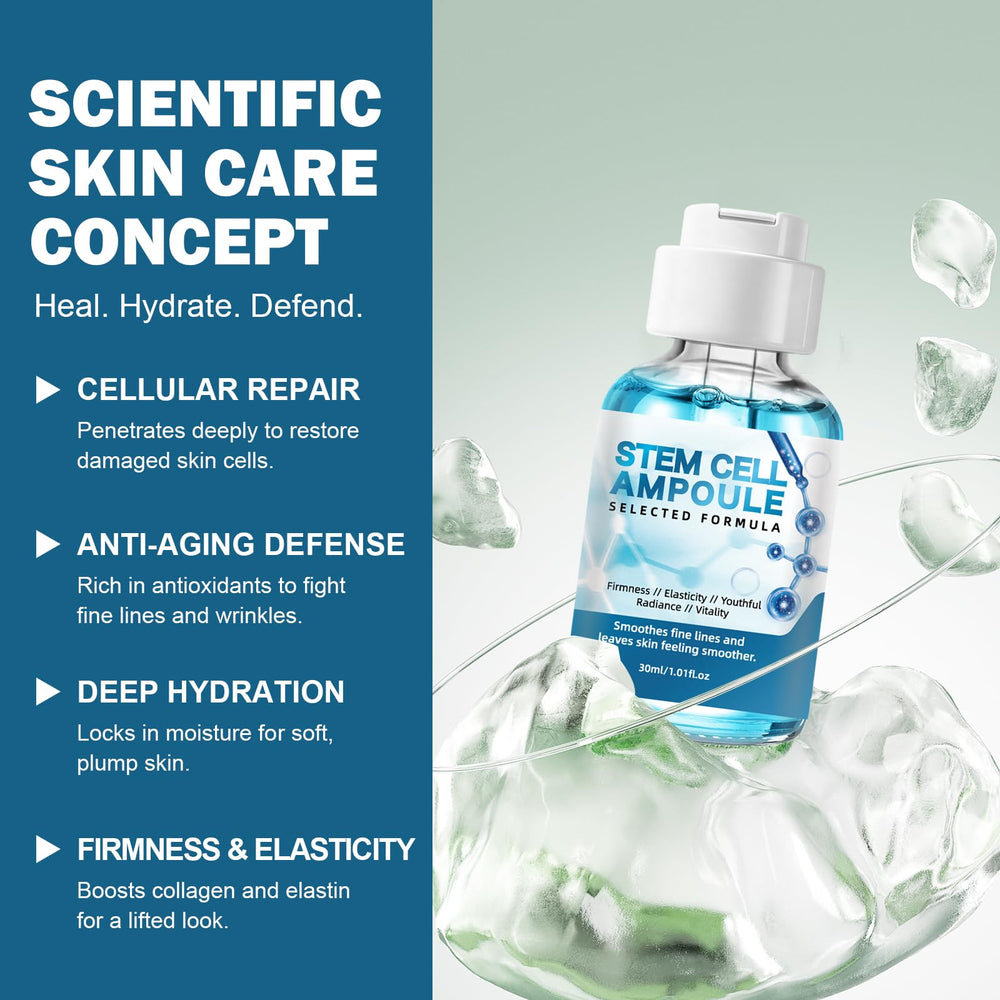 Travel ready packaging from Racgrul stem cell serum fits in your skincare bag