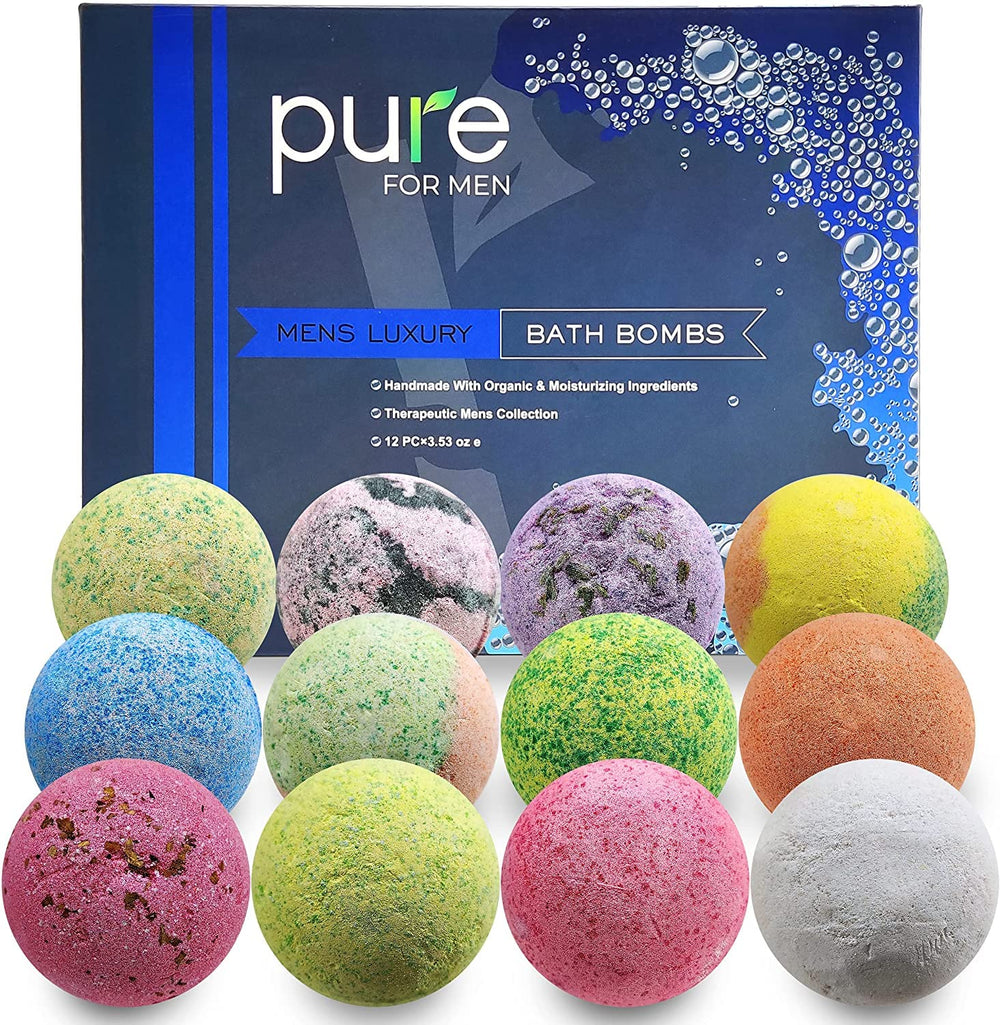 Moment de relaxation quotidien avec les bombes Purelis pour hommes.