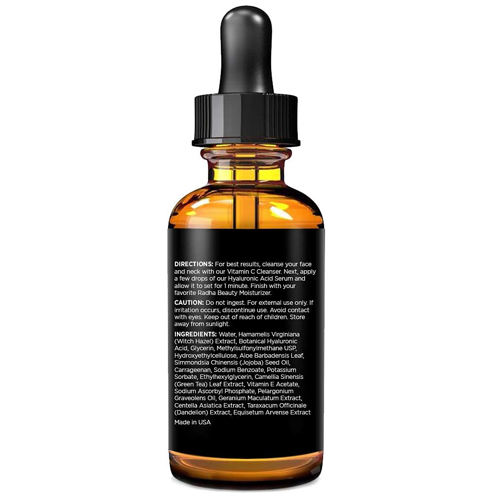 Radha Beauty serum applied as part of daily skincare routine