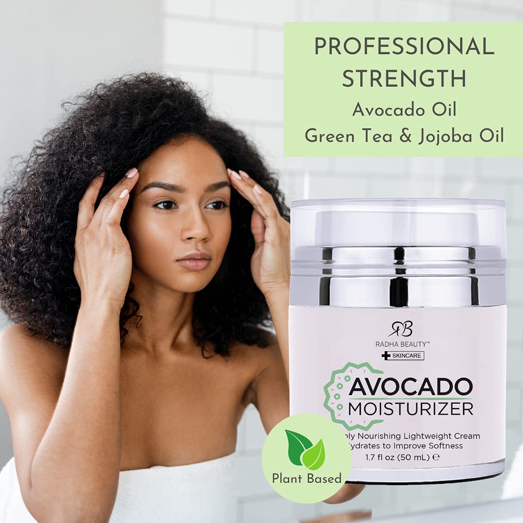 Radha Beauty Cream texture closeup highlights a lightweight, non-greasy feel.