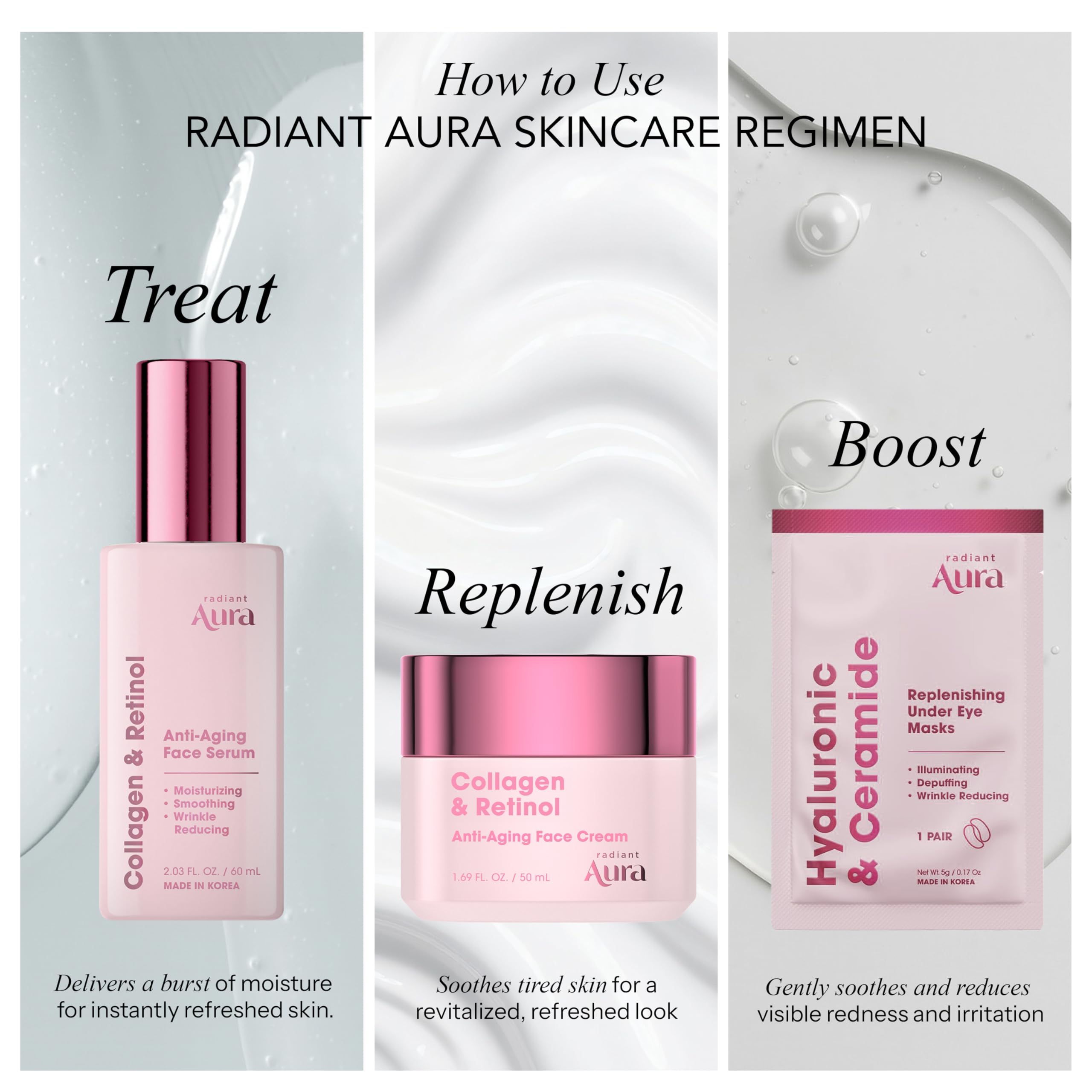 Korean-made formula signals dermatologist-tested quality for daily use.