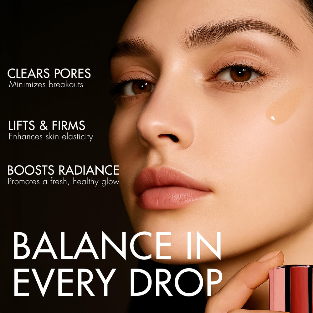 Radiant Beauty macadamia seed oil shot suggesting nourishing skin barrier