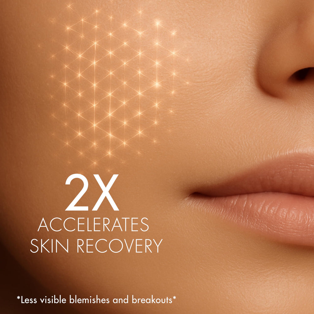Radiant Beauty serum texture close-up showing lightweight formula for sensitive skin