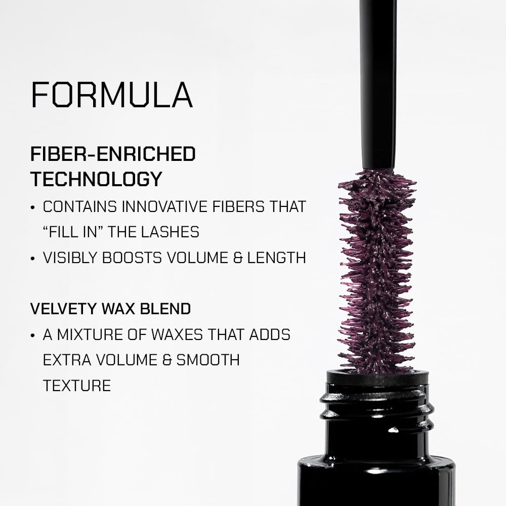 Radiant Pro Mascara nourishes lashes with argan butter and tsubaki oil