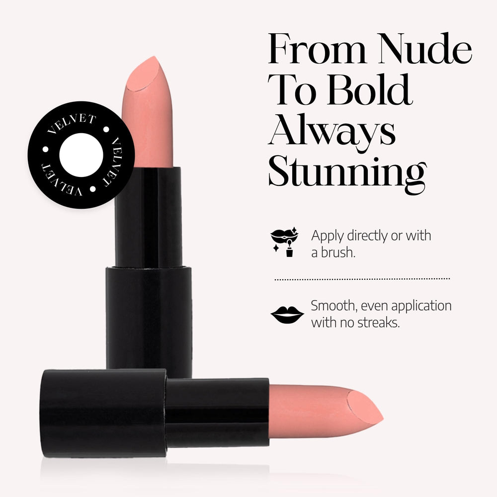 Radiant Professional Advanced Care Lipstick 27 Nude shade complements undertones.
