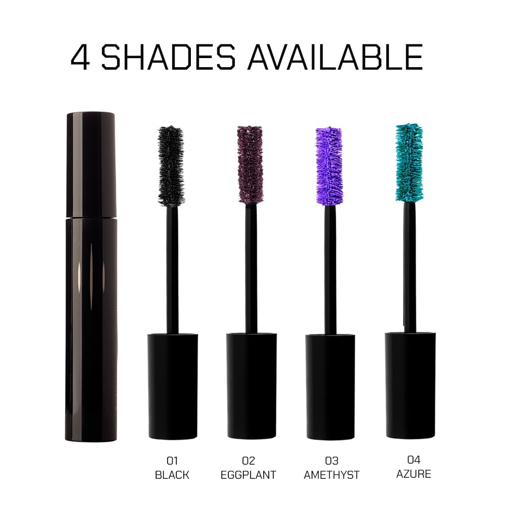 Radiant Professional Lengthening Mascara close-up shows defined lashes with extended length.