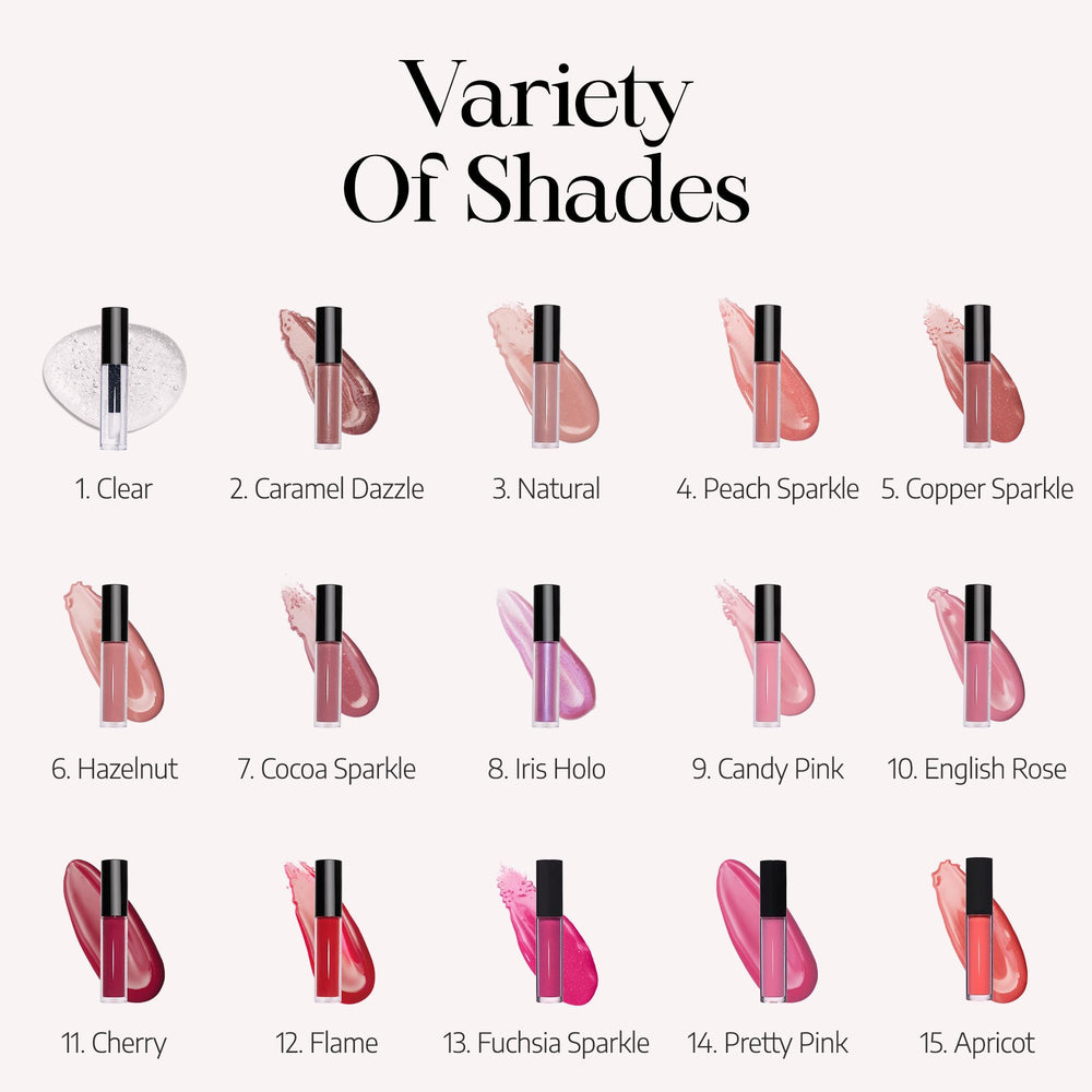 Radiant Professional Lip Glaze bottle with spongetip applicator for smooth, even color.