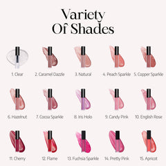 Radiant Professional Lip Glaze bottle with spongetip applicator for smooth, even color.