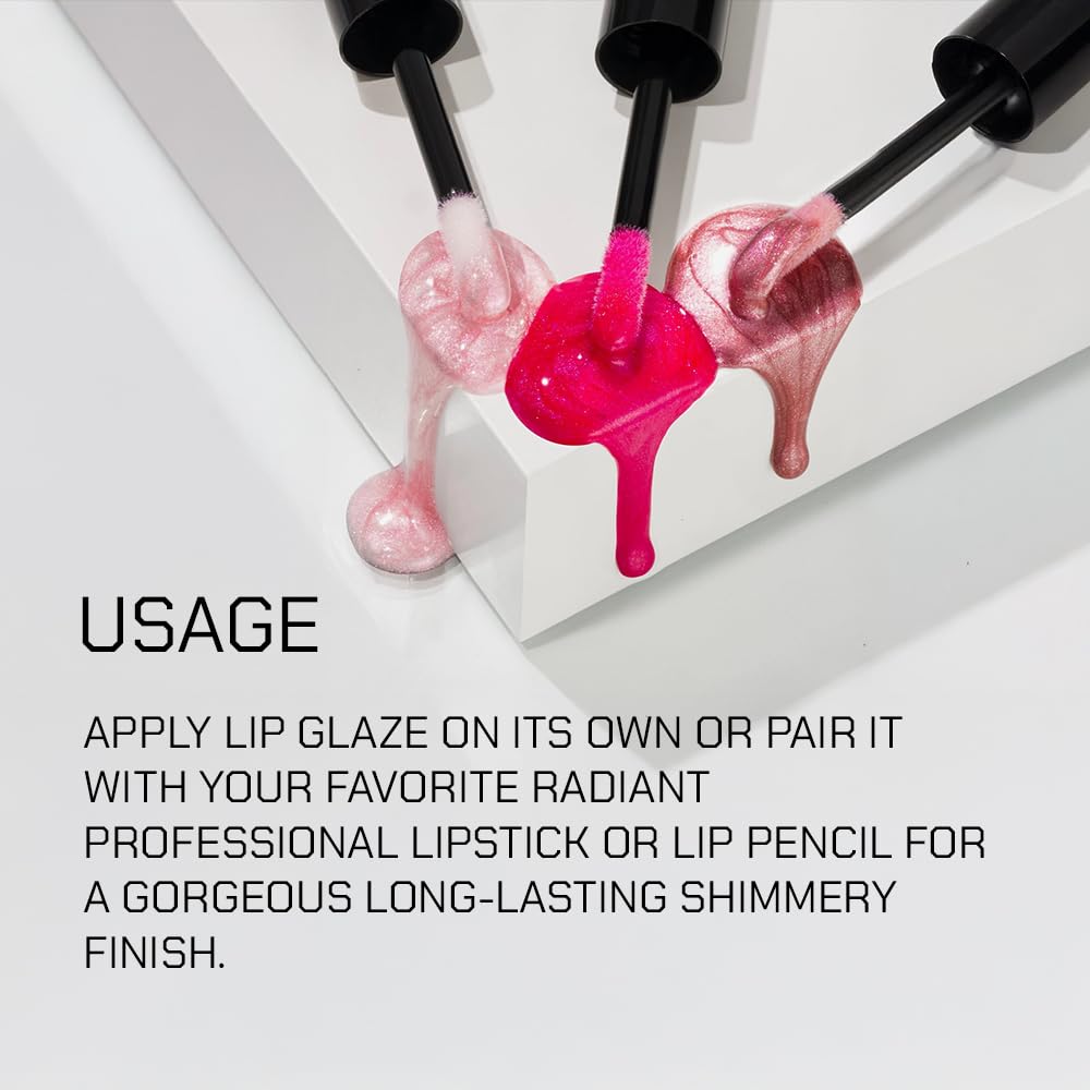 Radiant Professional Lip Glaze oils for nourishing lips