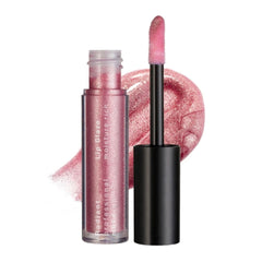 Radiant Professional Lip Glaze swatch demonstrates rich shine for a day-ready look.
