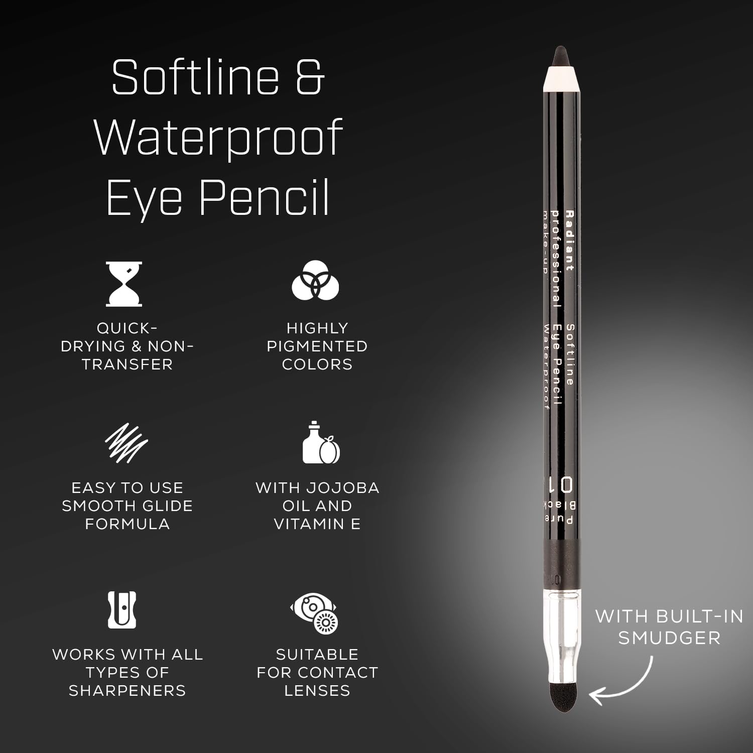Chocolate eyeliner for bold smoky eye with precision.