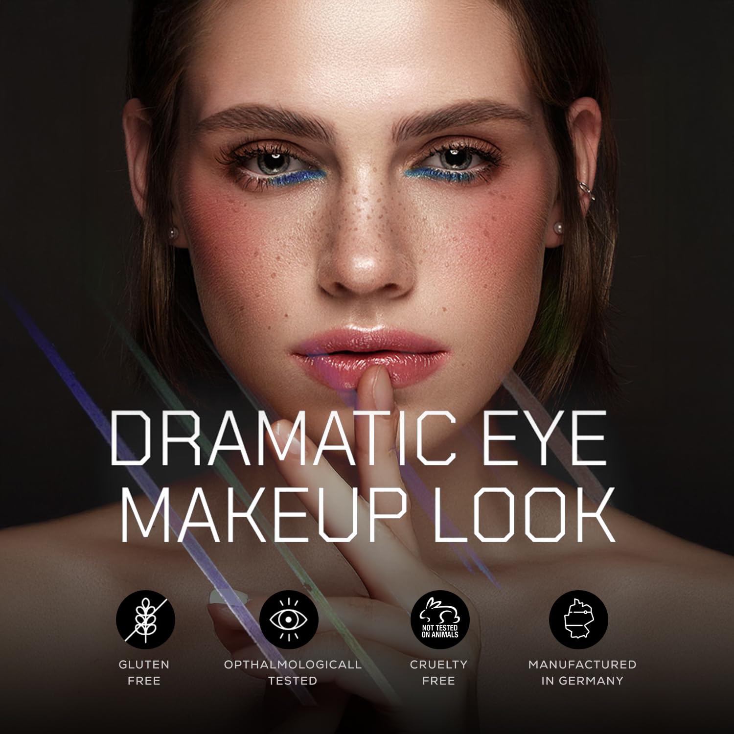 Smudger tool from Radiant eyeliner enables effortless blending.
