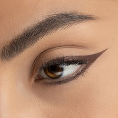 Radiant waterproof eyeliner swatch shows long-lasting color.