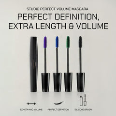 Radiant Studio Perfect Mascara silicone brush defines lashes with precision