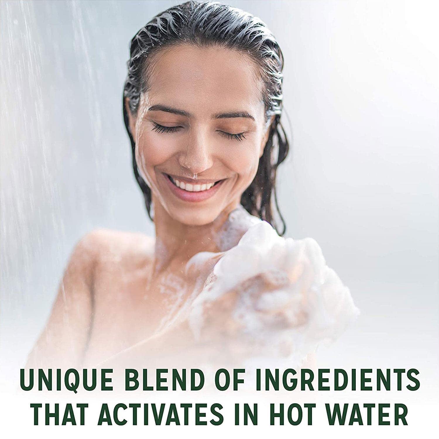 Radox fragrance highlighting chamomile and oats, calms and invites relaxation