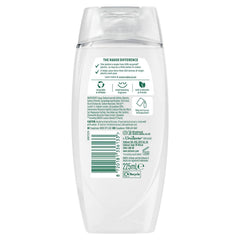 Radox Mineral Therapy shower gel on shower rack, easy grab for quick cleanse