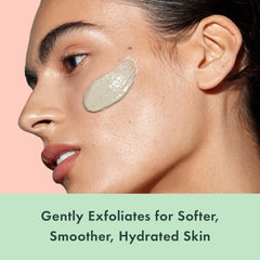 Dried cica exfoliating particles in Rael mask deliver softness