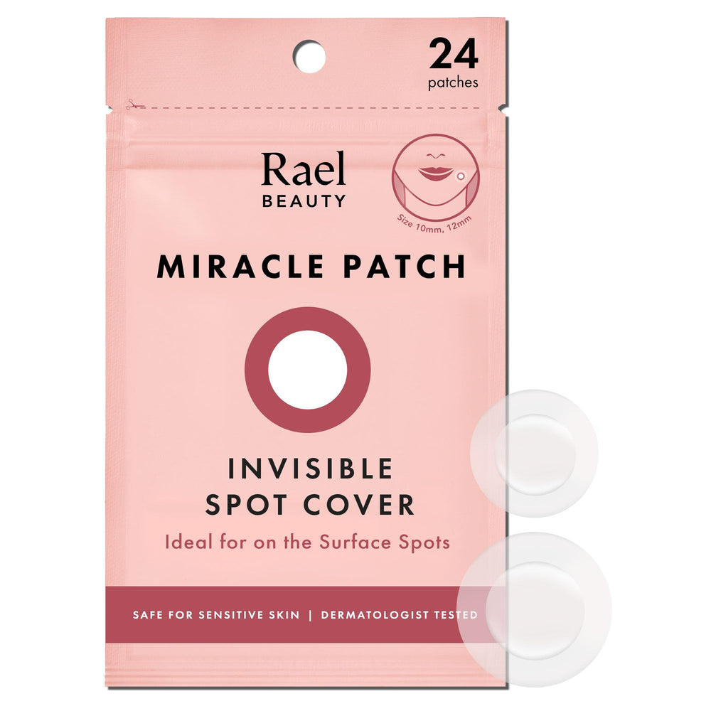 Rael pimple patch 10mm close-up with discreet, invisible coverage for blemishes