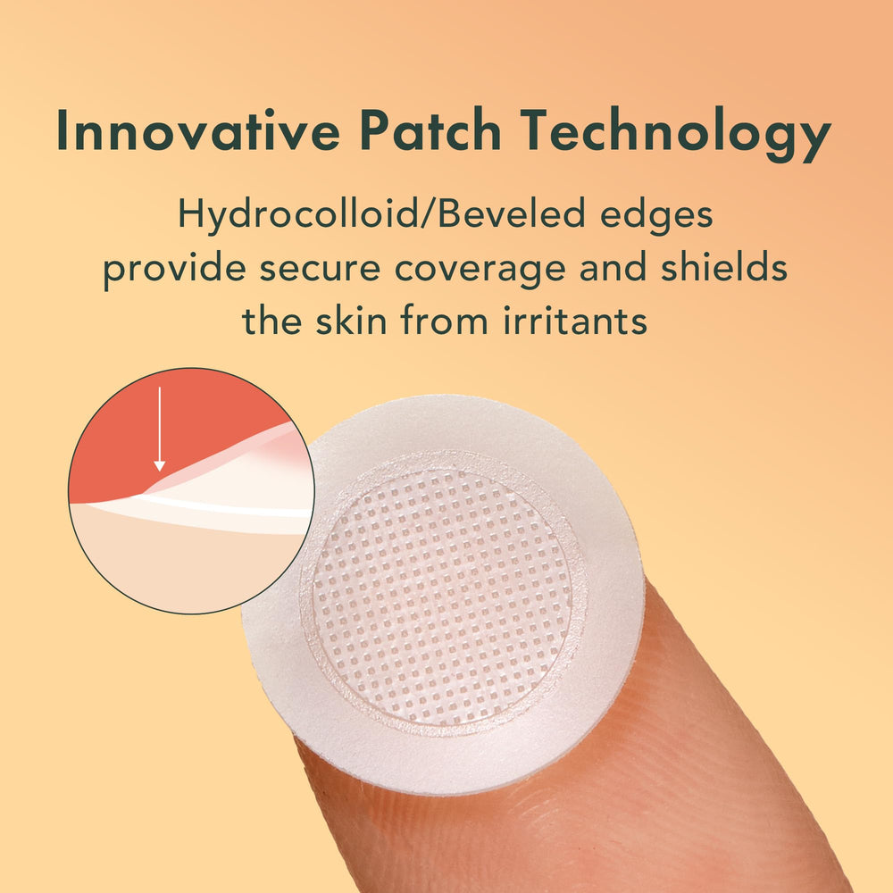 Rael Pimple Patches with 10% Vitamin C targets uneven skin tone.