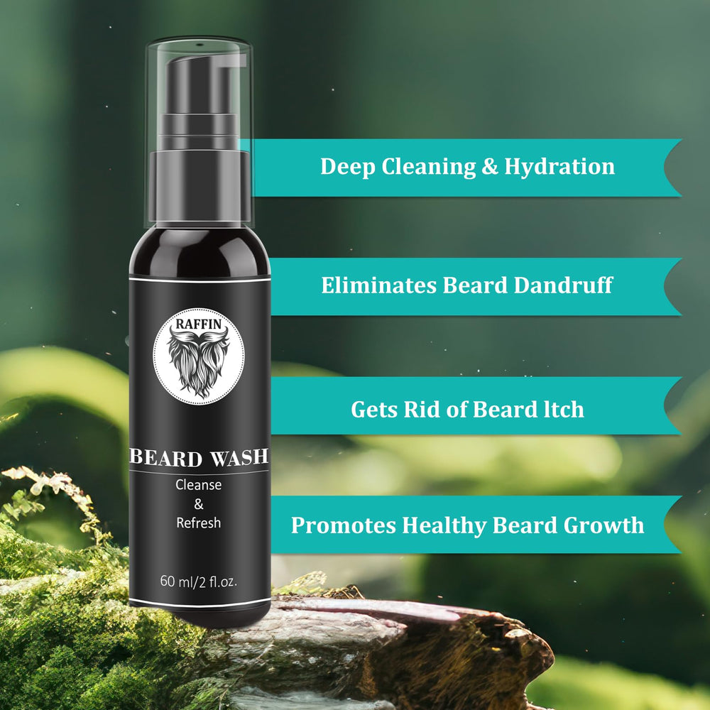 RAFFIN beard-care-packaging: sleek kit presentation ideal for gifting occasions