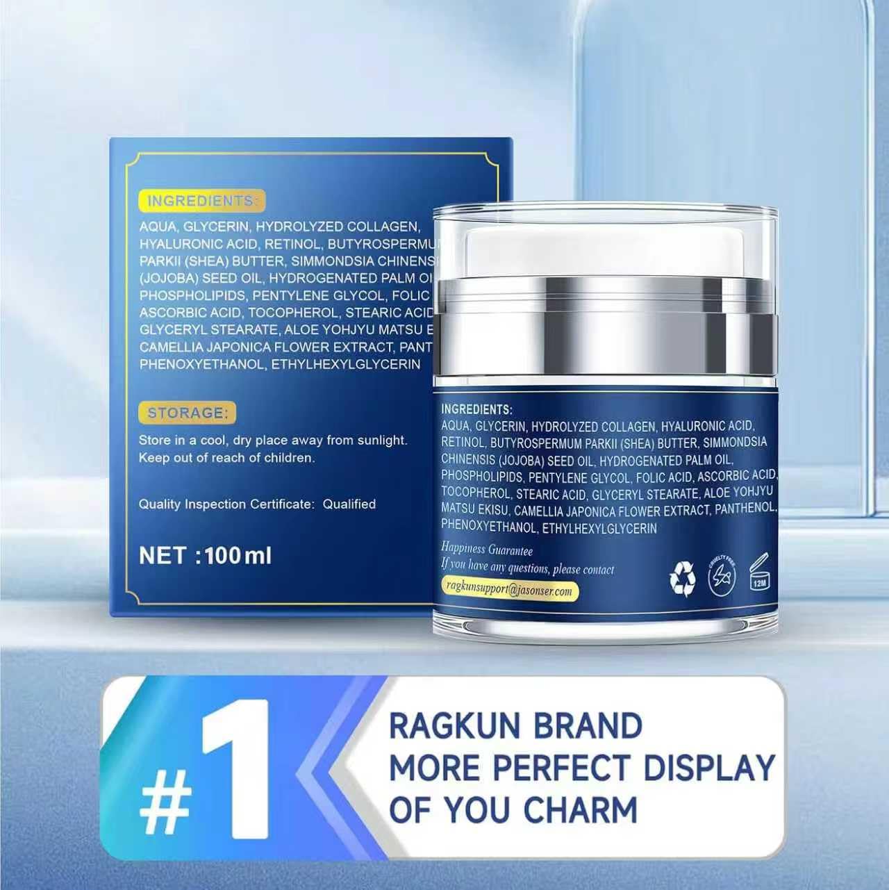 Ragkun all-skin-types-formula suitable for sensitive and stressed skin.