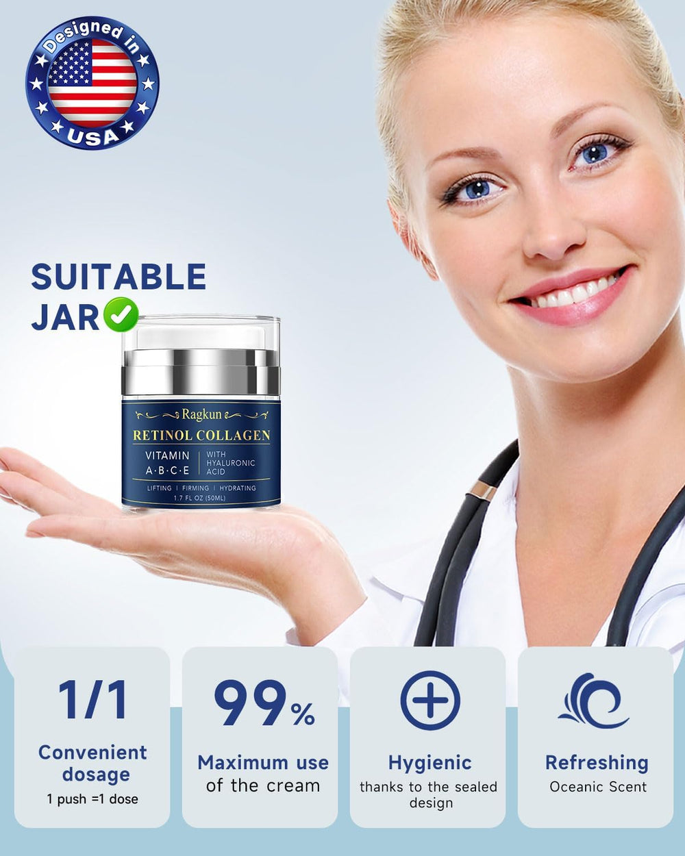 Ragkun anti-aging skin-glow formula emphasizes moisture and refined texture.