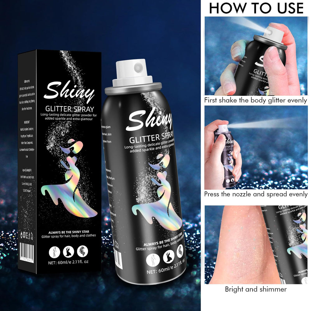 Ragkun Glitter Spray under stage lights creates dimensional shine.