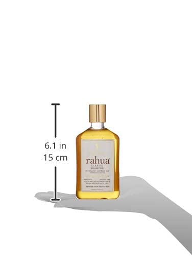 Rahua Classic Shampoo packaging emphasizes sustainable design and quality ingredients.