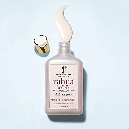 Rahua Hydration Shampoo scalp massage demonstrating gentle cleansing and hydration.