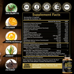 Rainbow Nutrients capsules close-up showing biotin and collagen nutrients.