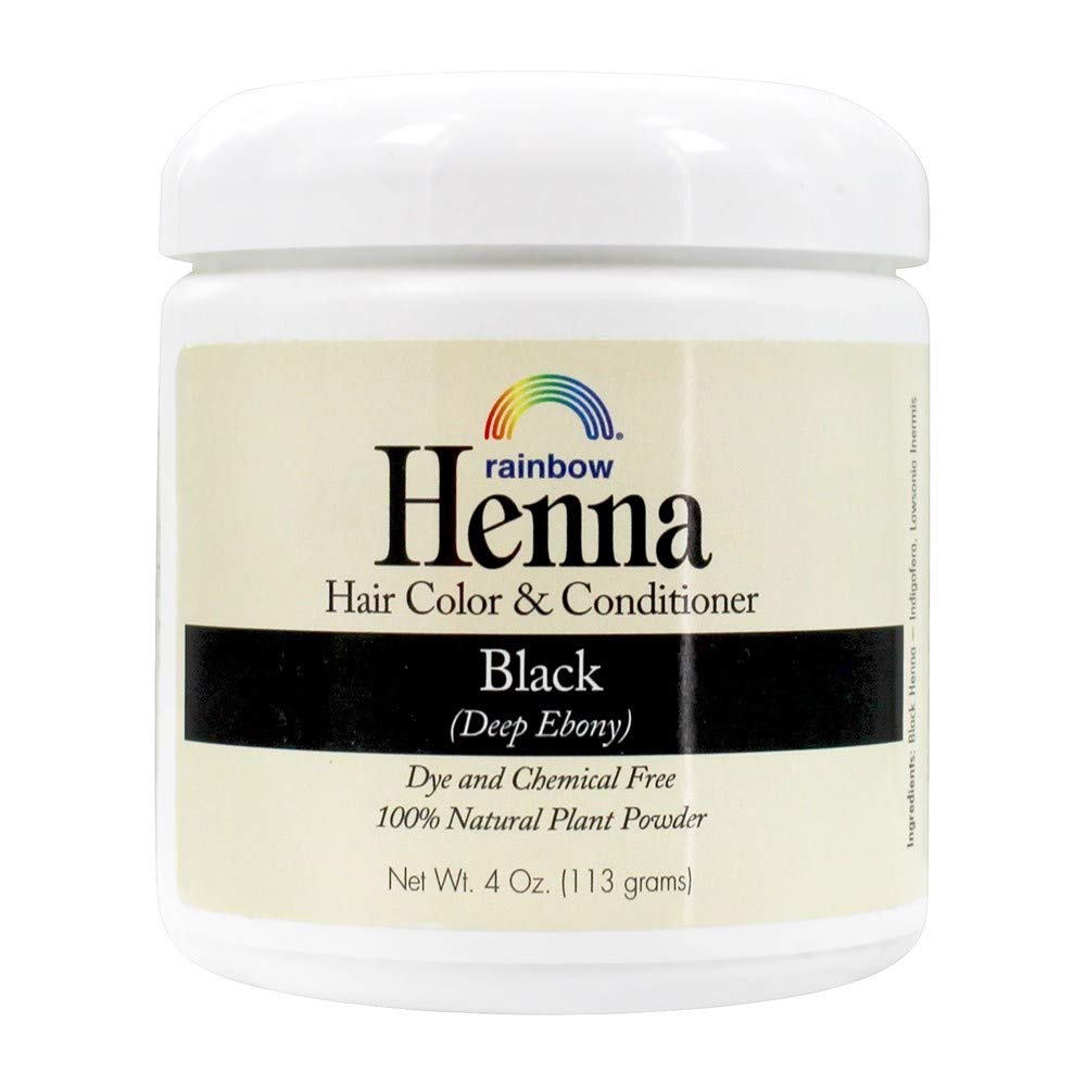 Rainbow Research Henna Persian Black 2-pack packaging for easy at-home coloring