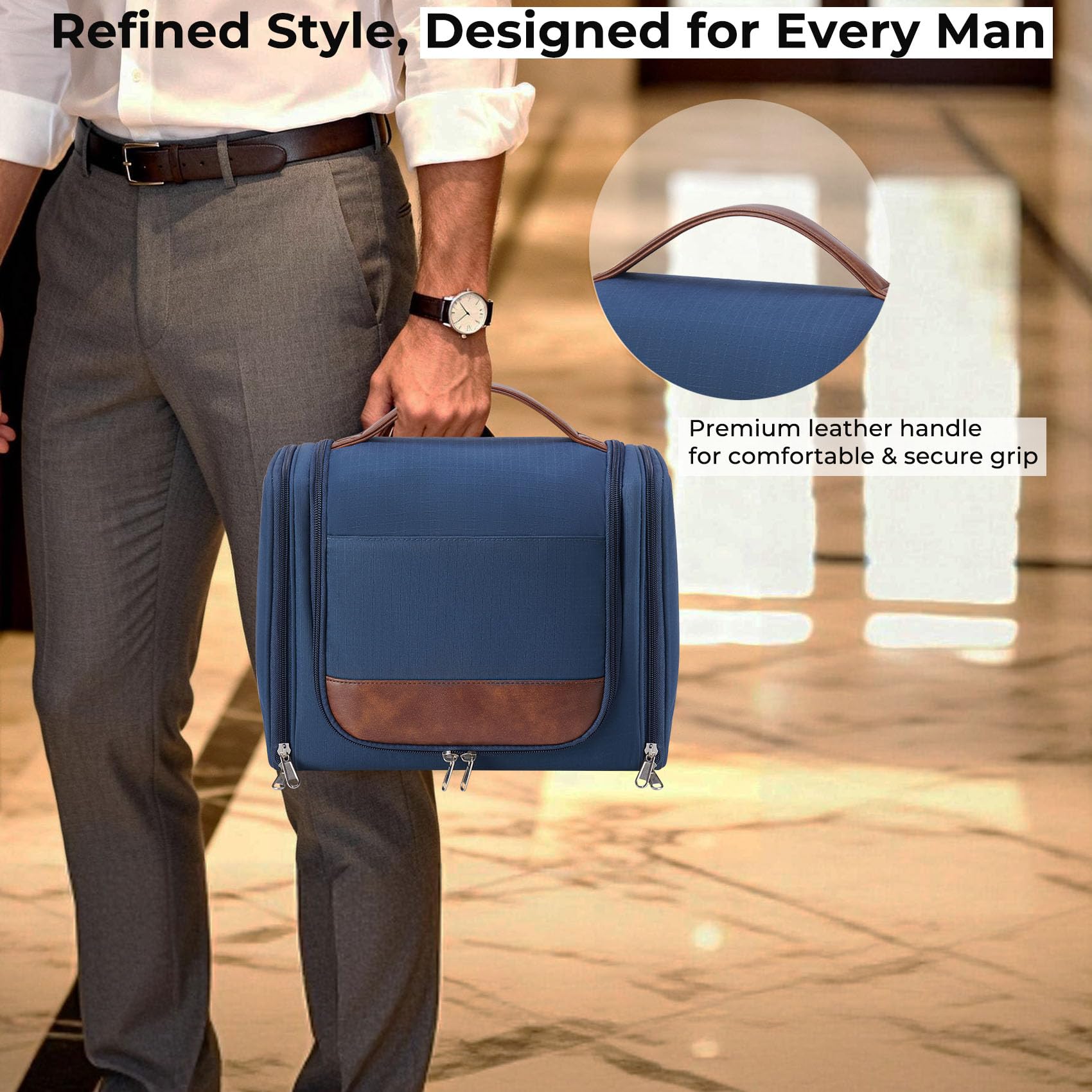 Ralnitote reinforced stitching and smooth zippers for long-lasting travel